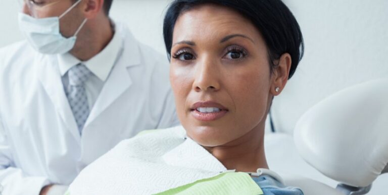 A nervous dental patient