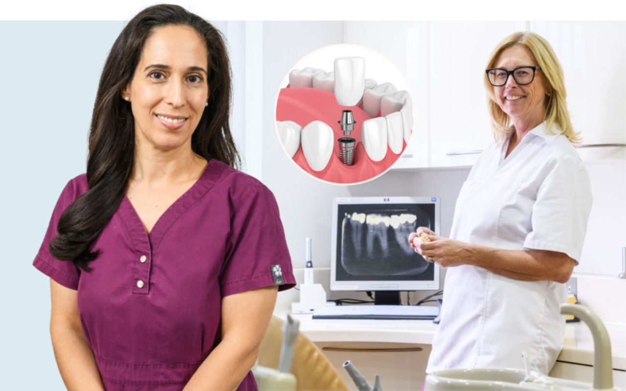 Implants, dentures, crowns - dental expert team