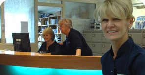 Speak with our friendly receptionists